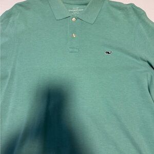 Vineyard Vines Men's Teal Polo Shirt